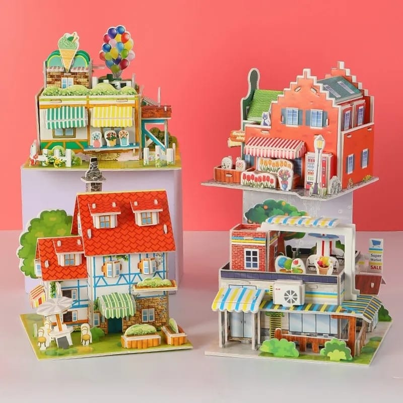 DIY 3D Villa Foam Puzzle Set - 488