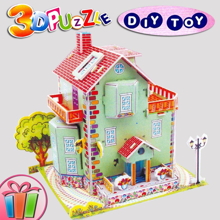 DIY 3D Villa Foam Puzzle Set - 488