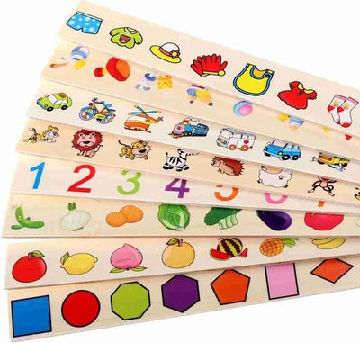 Fidtoy Wooden Sorting Box – Montessori Educational Toy for Kids 3+