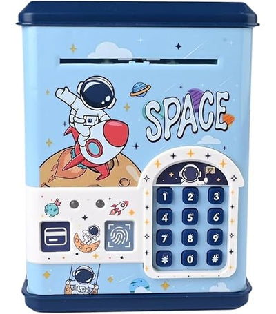Cajero automático espacial con huella dactilar y banco de dinero, juego - 300