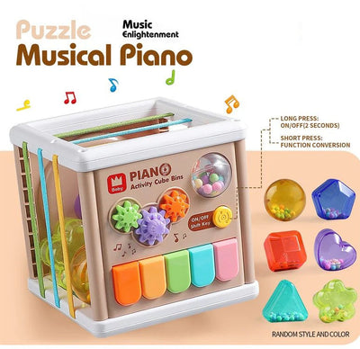 Cubo Rompecabezas de Piano para Bebés 5 en 1 - 023