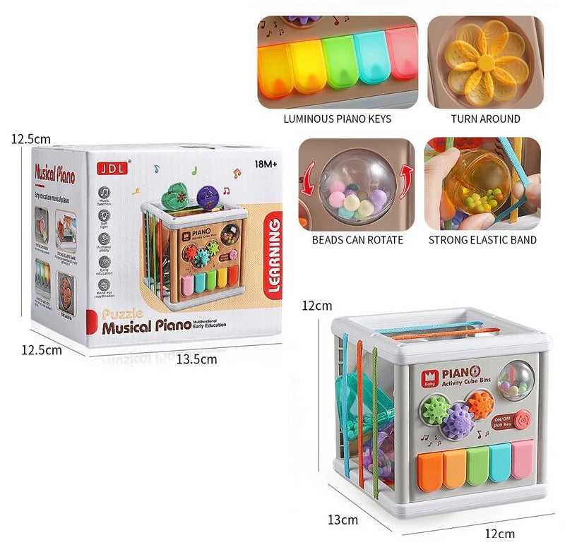 Cubo Rompecabezas de Piano para Bebés 5 en 1 - 023