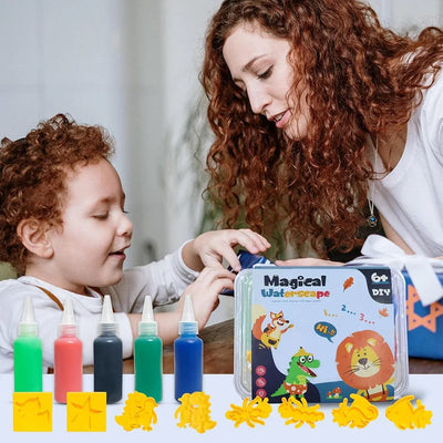 Fidtoy Magical Waterscape DIY ELF Water Gel Molding Toy for Kids Creative Craft Play Age 2-6