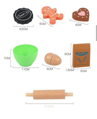 Kit de cuisine en bois pour enfants (fabricant de farine)