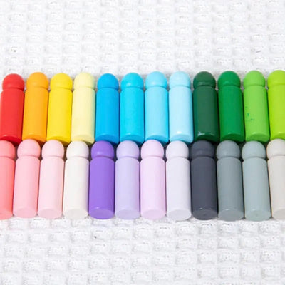 Jeu de pions en bois Fidtoy – Jouet d'apprentissage des formes et des couleurs Montessori pour les tout-petits
