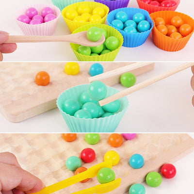 Jeu de perles en bois