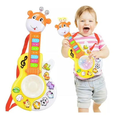 Fidtoy Giraffe Musical Guitar Toy with Light and Sound for Kids