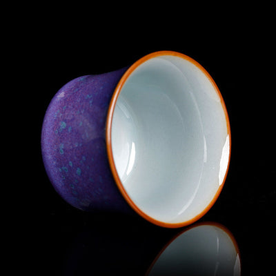 Buddha Stones Kiln Change Ceramic Bamboo Design Teacup Kung Fu Tea Cup Cup BS 14