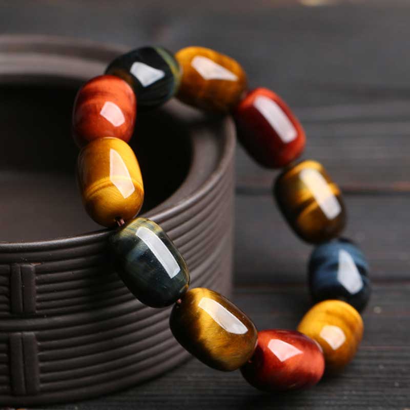 Buddha Stones Natural Tiger Eye Healing Protection Bracelet Bracelet BS 1