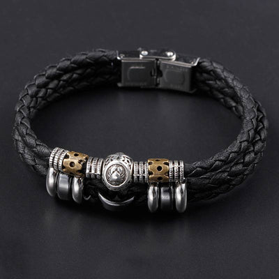 Buddha Stones 12 Constellations of the Zodiac Hematite Protection Bracelet Bracelet BS Cancer
