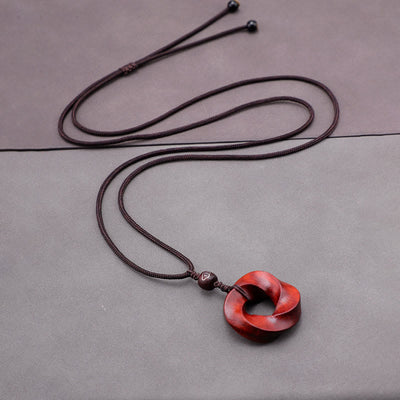 Buddha Stones Auspicious Clouds Relaxation Necklace Pendant Necklaces & Pendants BS 11