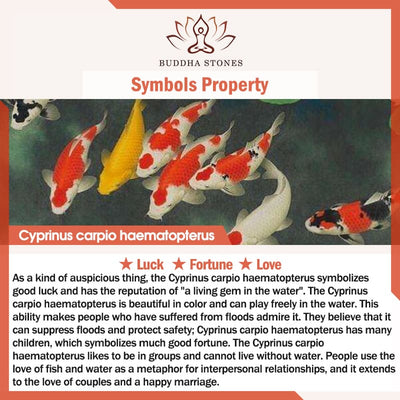 Buddha Stones Koi Fish Copper Balance Luck Adjustable Ring Rings BS 15