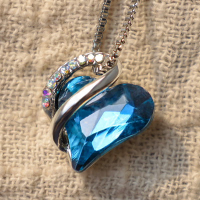 Buddha Stones Love Heart Birthstone Healing Energy Necklace Pendant Necklaces & Pendants BS 29
