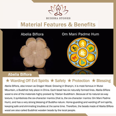 Buddha Stones Natural Abelia Biflora Wood Hetian Jade Bamboo Bead Warding Off Evil Spirits Bracelet Bracelet BS 12
