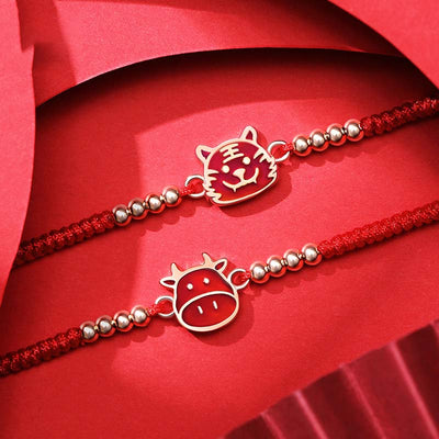 Buddha Stones 12 Chinese Zodiac Lucky Red String Bracelet - image 21