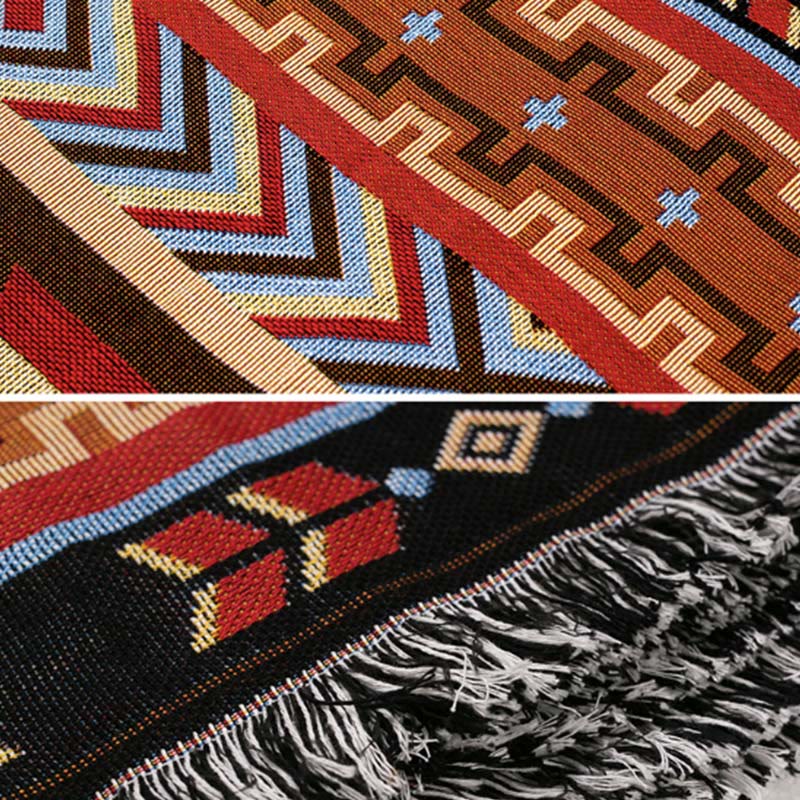 Buddha Stones Geometric Warm Comfortable Camping Home Office Bed Blanket Blanket BS 10
