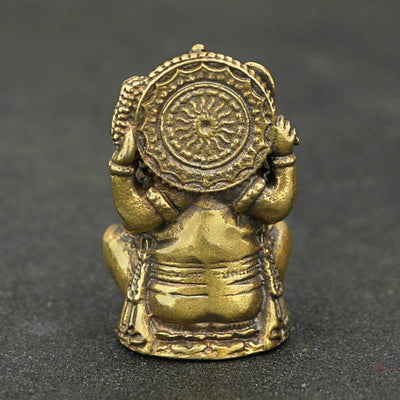 Buddha Stones Ganesh Ganpati Elephant Statue Wealth Home Decor Decorations BS 4