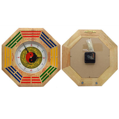 Buddha Stones Feng Shui Bagua Map Balance Energy Map Wall Clock Bagua Map BS 14