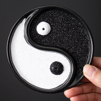 Buddha Stones Yin Yang Zen Balance Incense Holder Incense Burner BS 4