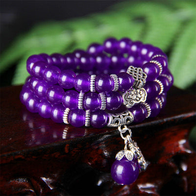 Bracelet de richesse Pixiu en améthyste Foviel