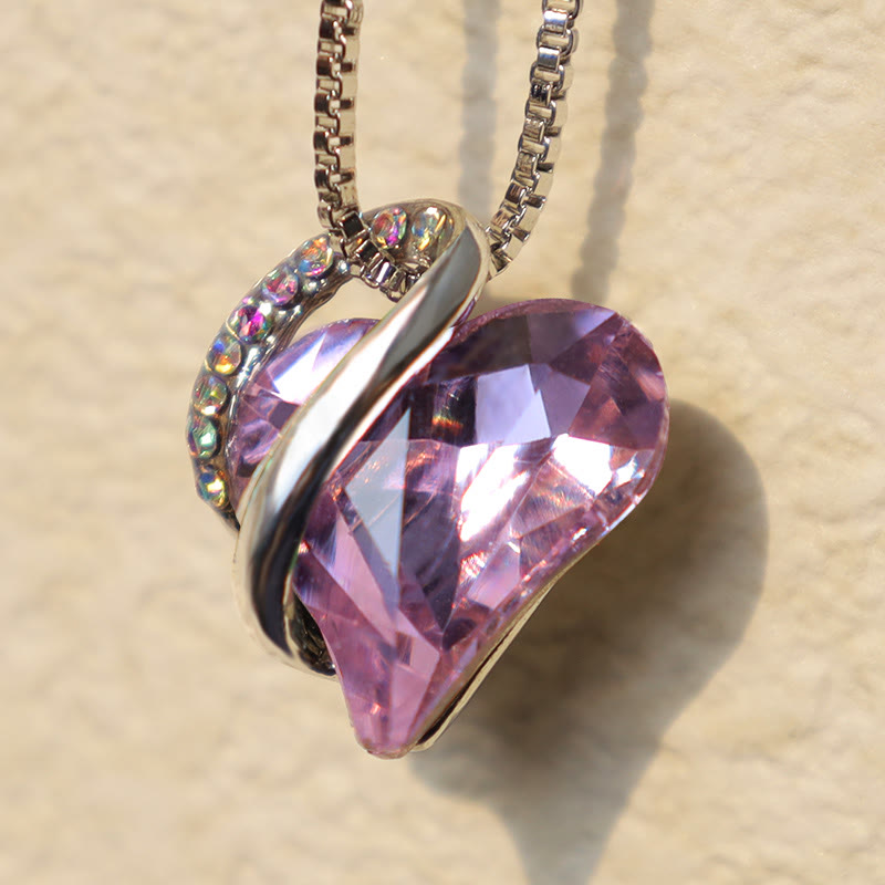Buddha Stones Love Heart Birthstone Healing Energy Necklace Pendant Necklaces & Pendants BS 24