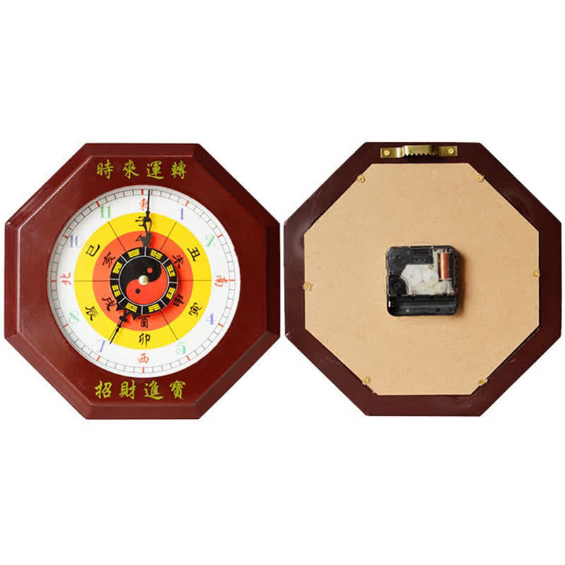 Buddha Stones Feng Shui Bagua Map Balance Energy Map Wall Clock Bagua Map BS 4