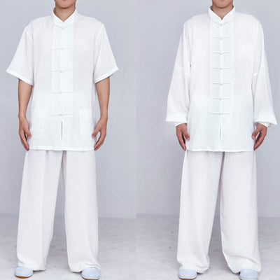 Buddha Stones Meditation Zen Prayer Spiritual Tai Chi Qigong Practice Unisex Embroidery Clothing Set - image 18
