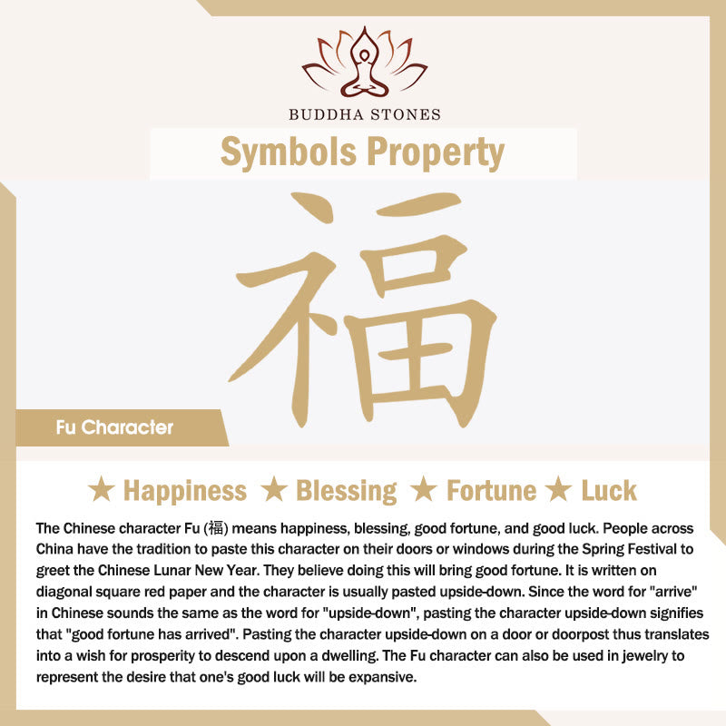 Buddha Stones Handmade Peach Blossom Rosette Bow Knot Fu Character Charm Luck Fortune Red Rope Bracelet Bracelet BS 11