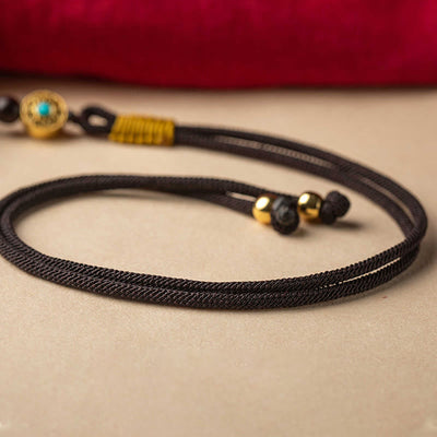 Buddha Stones Natural Cinnabar Wish Ruyi Peace Blessing Car Hanging Decoration Car Hanging Decoration BS 11