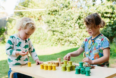 Juego de bobinas de madera Frogs pecosas para hilo