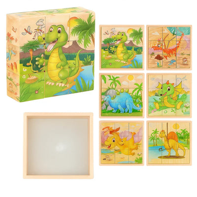 CubePuzzle – Ludique et éducatif – Puzzle 3D en bois
