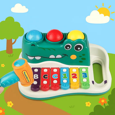 GatorBeats – Musical y Divertido – Juguete de Xilófono con Martillo