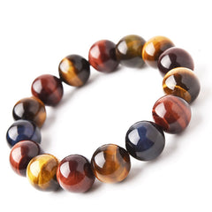 Bracelet de protection positive en œil-de-tigre naturel Foviel