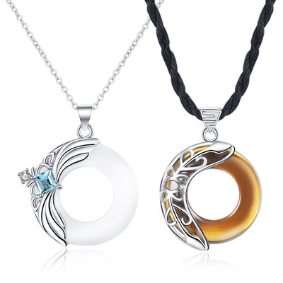 Buddha Stones Love Wings Copper Luck Healing Necklace Pendant Necklaces & Pendants BS 8