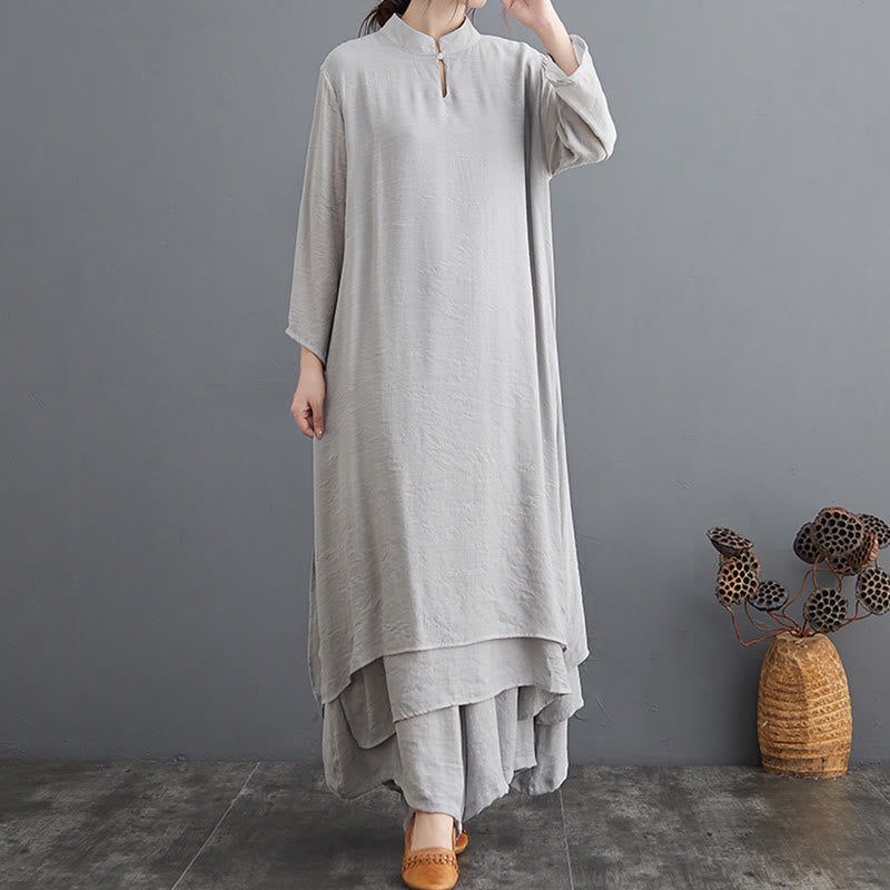 Foviel Einfaches Muster Meditation Gebet Spirituelle Zen Praxis Yoga Kleidung Damen Set