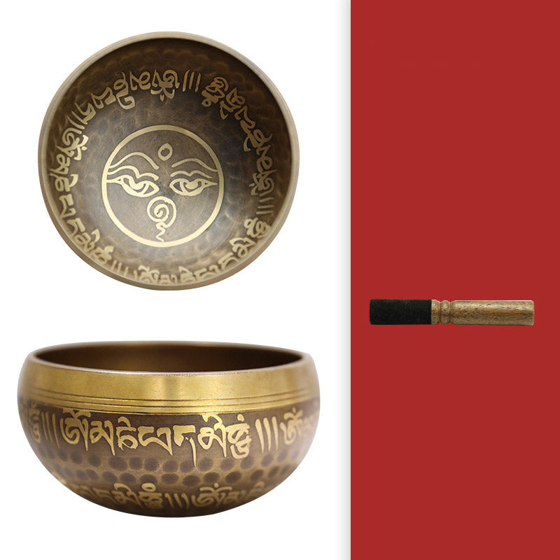 Buddha Stones Tibetan Sound Bowl Handcrafted for Yoga and Meditation Singing Bowl Set Singing Bowl buddhastoneshop 10