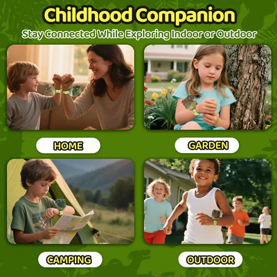 Walkie Talkies de Muñeca DinoTalk™ - Juego de Aventura Dino Manos Libres (Paquete de 2)