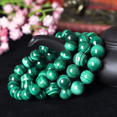 Foviel Natürliche Malachit Schutz Ruhe Armband