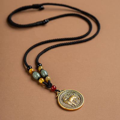 12 Chinese Zodiac Blessing Wealth Fortune Necklace Pendant Necklaces & Pendants BS 12