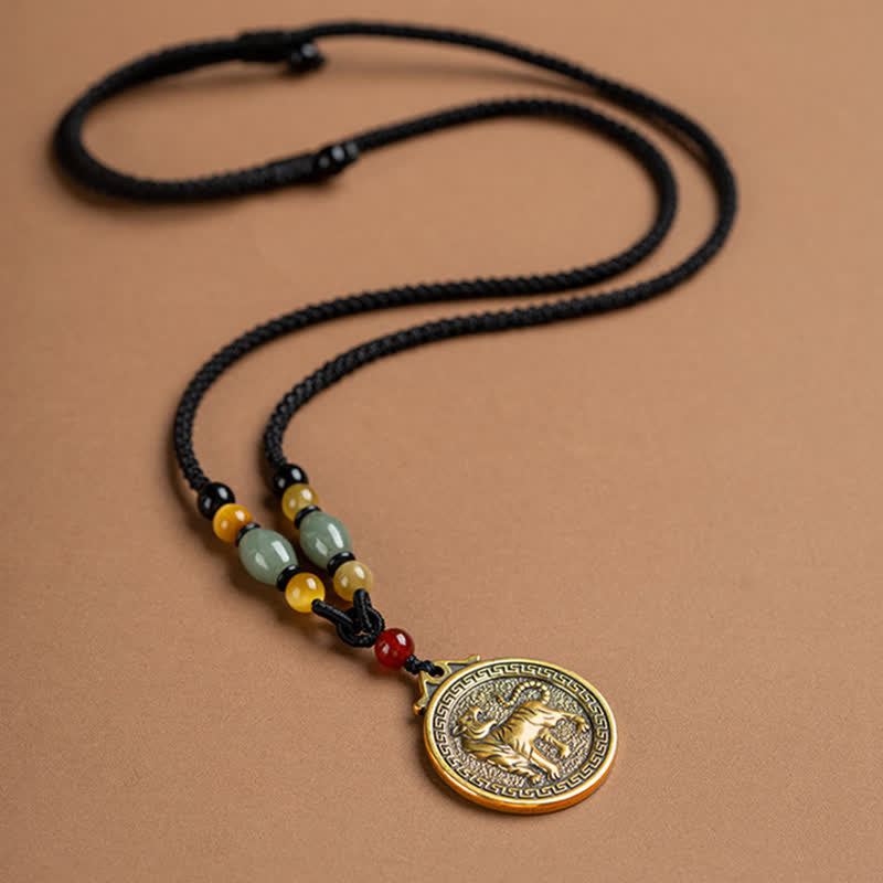 12 Chinese Zodiac Blessing Wealth Fortune Necklace Pendant Necklaces & Pendants BS 12