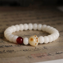 Buddha Stones Natural Bodhi Seed Lovely Paw Lucky Cat Bracelet Bracelet BS main