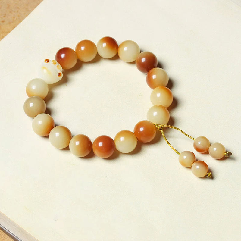 Buddha Stones Natural Bodhi Seed Lovely Paw Claw Peace Wisdom Bracelet Bracelet BS 3