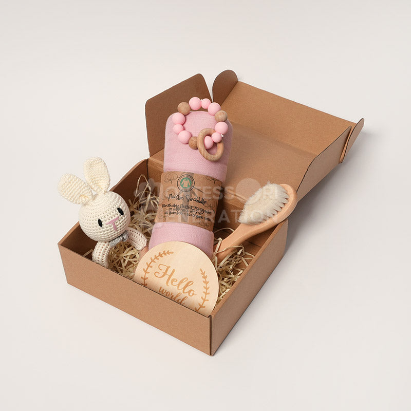 Fidtoy Newborn Baby Gift Box – Welcome Baby Shower Set