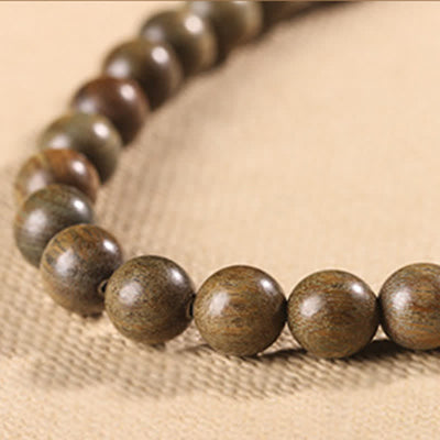 Buddha Stones Tibetan Green Sandalwood Crystal Soothing Peace Bracelet Bracelet BS 16
