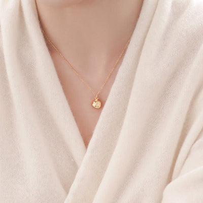 Buddha Stones 925 Sterling Silver 18k Gold Plated Pomegranate Garnet Crystal Passion Charm Necklace Pendant - image 4