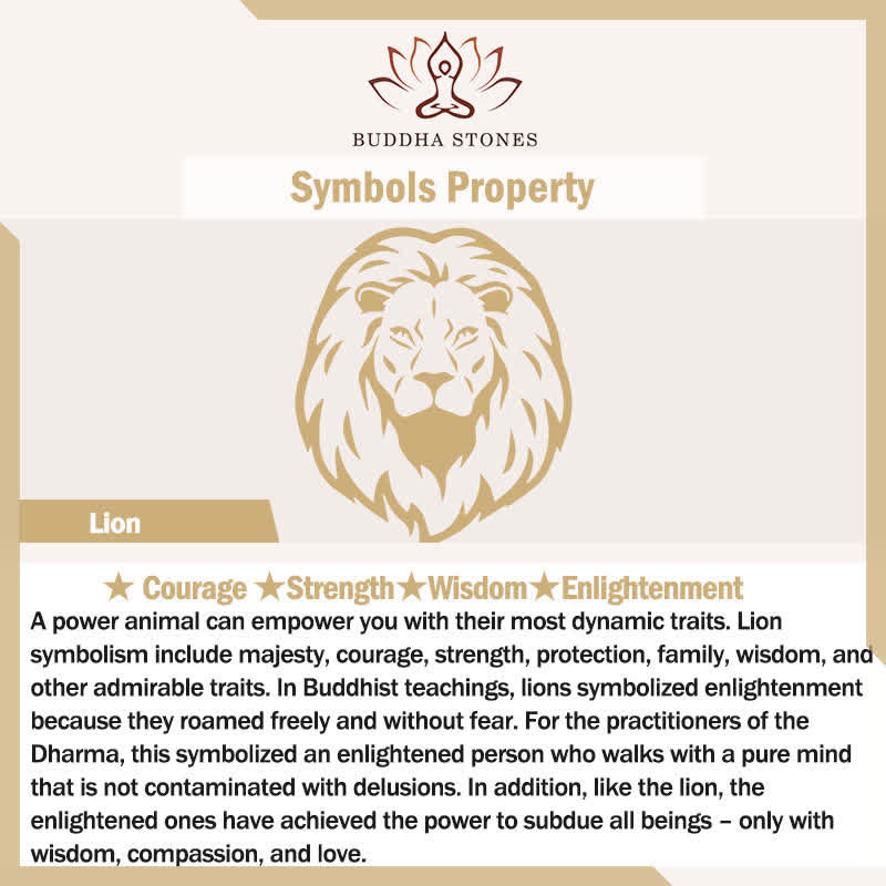 Buddha Stones 2Pcs Lion Statue Courage Strength Resin Home Office Decoration Decorations BS 15
