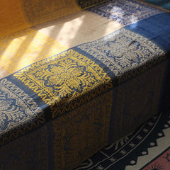 Buddha Stones Tibetan Colorful Flower Pattern Hand-Dyed Cozy Blanket Blanket BS 220*260cm
