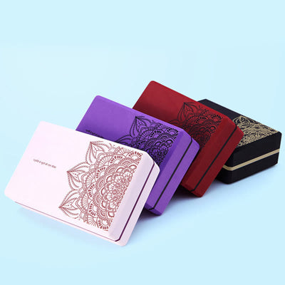 Buddha Stones Tibetan Mandala Mindful Soft Non-Slip Foam Yoga Block Yoga Block buddhastoneshop 11