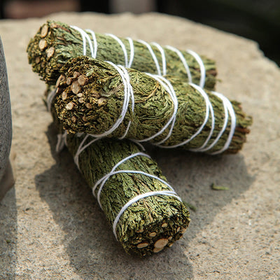 Buddha Stones Cedar Smudge Stick for Home Cleansing Incense Meditation and Rituals Cedar Sticks Incense Wands Incense BS 6