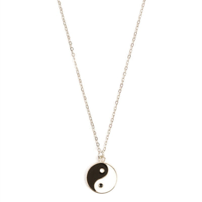 Buddha Stones 2Pcs Yin Yang Harmony Balance Necklace Pendant Necklaces & Pendants BS 4